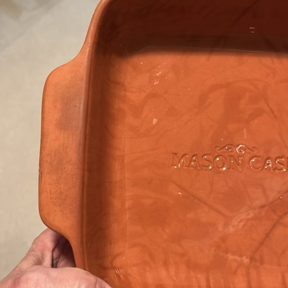 Mason Cash Terracotta Bakeware Square Cake Pan England 8” X 8” - Picture 3 of 7